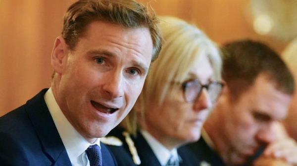 Policing Minister Chris Philp hosts a roundtable in Downing Street, London, with senior policing figures and 13 of the UK's biggest retailers to set out a joint plan of action to tackle the rise in shoplifting and to catch more prolific offenders. Picture date: Monday October 23, 2023. PA Photo. See PA story POLITICS Shoplifting. Photo credit should read: Aaron Chown/PA Wire